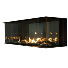 Sierra Flame LYON 48" 4 Sided See Through Natural Gas Fireplace - LYON-48-NG  Mini Split Systems Direct