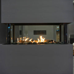 Sierra Flame LYON 48" 4 Sided See Through Natural Gas Fireplace - LYON-48-NG  Mini Split Systems Direct