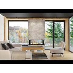 Sierra Flame LYON 48" 4 Sided See Through Natural Gas Fireplace - LYON-48-NG  Mini Split Systems Direct