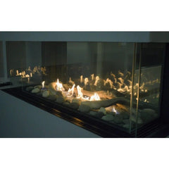 Sierra Flame LYON 48" 4 Sided See Through Natural Gas Fireplace - LYON-48-NG  Mini Split Systems Direct