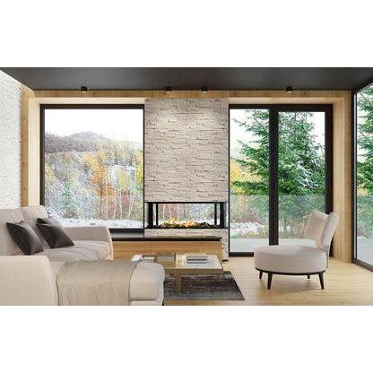 Sierra Flame LYON 48" 4 Sided See Through Natural Gas Fireplace - LYON-48-NG  Mini Split Systems Direct