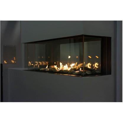 Sierra Flame LYON 48" 4 Sided See Through Natural Gas Fireplace - LYON-48-NG  Mini Split Systems Direct