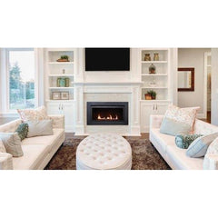 Sierra Flame STANFORD-55G-LP-DELUXE 55" Linear Liquid Propane Fireplace -   Mini Split Systems Direct