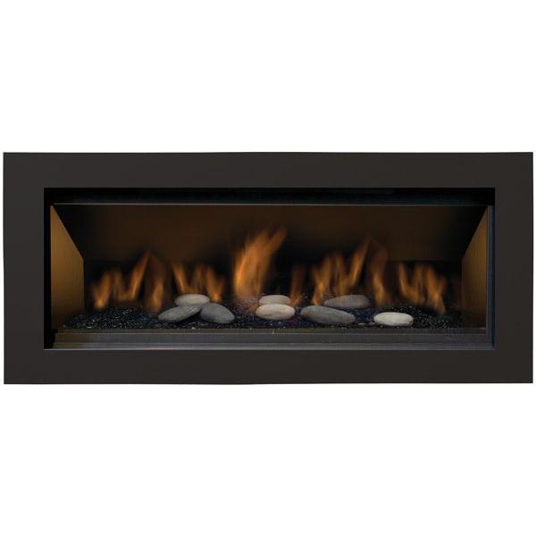 Sierra Flame STANFORD-55G-LP-DELUXE 55" Linear Liquid Propane Fireplace -   Mini Split Systems Direct