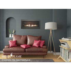 Sierra Flame Stanford 55" Direct Vent Gas Fireplace - Natural Gas -   Mini Split Systems Direct
