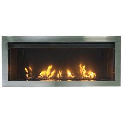 Sierra Flame TAHOE 45" Outdoor Natural Gas Direct Vent Linear Fireplace - TAHOE-45-NG  Mini Split Systems Direct