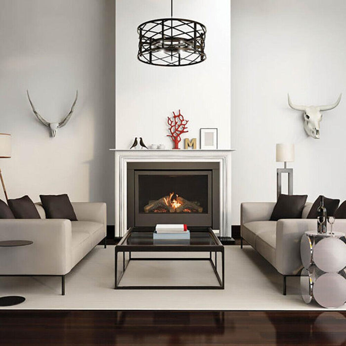 Sierra Flame THOMPSON 36" Liquid Propane Direct vent fireplace - THOMPSON-36-DELUXE-LP  Mini Split Systems Direct