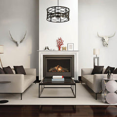 Sierra Flame THOMPSON 36" Liquid Propane Direct vent fireplace - THOMPSON-36-DELUXE-LP  Mini Split Systems Direct