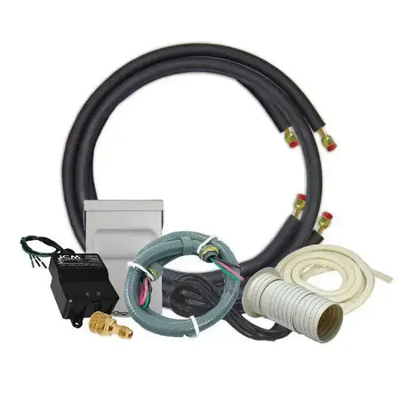 Single Zone Ductless Mini Split Installation Kit - 1/4" x 1/2" Line Set - 15' - MSKIT141215  Mini Split Systems Direct