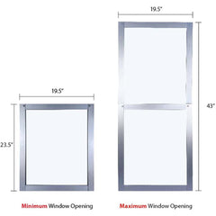 Soleus Air Sliding Window Kit