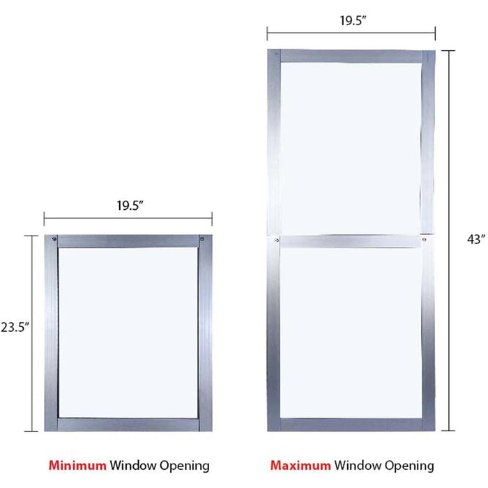Soleus Air Sliding Window Kit - WS4-AWK  Mini Split Systems Direct