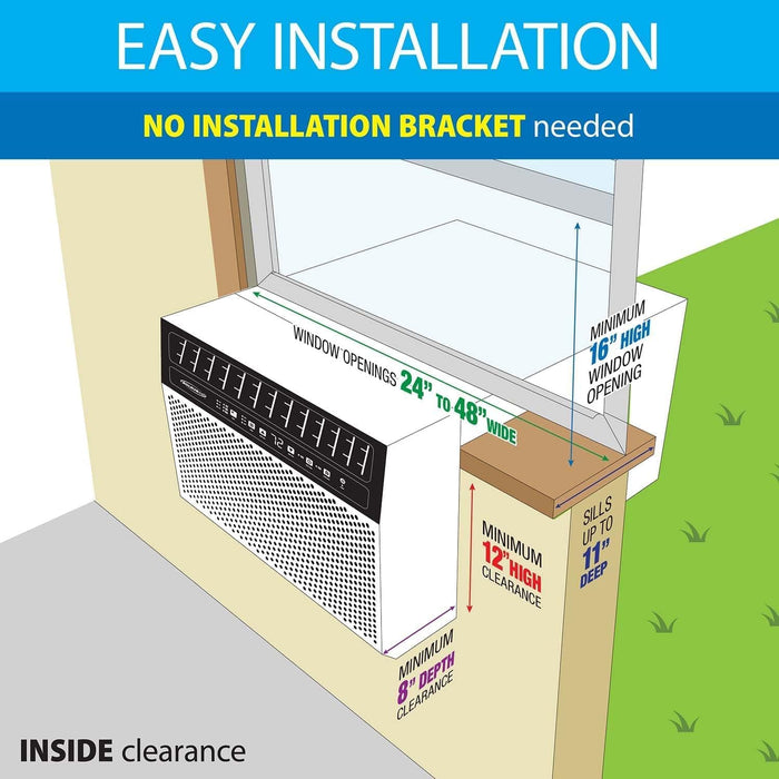 Soleus Air Window Air Conditioner 8000 BTU - WS4-08EW-301  Mini Split Systems Direct