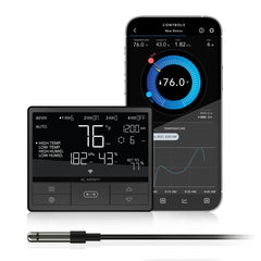 FREE AC Infinity Smart Controller 69 Pro, Independent Programs for Four Devices, Dynamic VPD, Temperature, Humidity, Scheduling, Cycles, Levels Control, Data App, Bluetooth + WiFi ($99 Value)