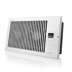 AC Infinity AIRTAP T6, Quiet Register Booster Fan System, White, for 6” X 12” Registers