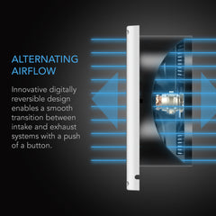 AC Infinity Room to Room Fan, Two-Way Airflow, Temperature Controller, 8-Inch