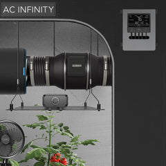 AC Infinity CLOUDLINE PRO T10, Quiet Inline Duct Fan System With Temperature Humidity VPD Controller, 10-Inch