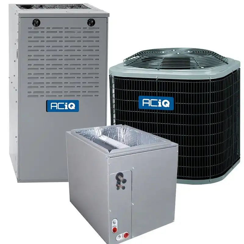 3.5 Ton 13.4 SEER2 80% AFUE 70,000 BTU ACiQ Gas Furnace and Air Conditioner System - Multi-Positional