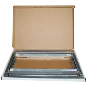The Metal Shop Adjustable Air Handler Stand (Un-Assembled) - 16" - 27" Adjustable Width, 17" Height, 22" Depth - 004371-MS  Mini Split Systems Direct