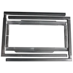 The Metal Shop Adjustable Air Handler Stand (Un-Assembled) - 16" - 27" Adjustable Width, 17" Height, 22" Depth - 004371-MS  Mini Split Systems Direct