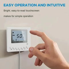 TooVem Remote Controller for Digital Humidity, Temperature, Adapt the Humidity Level, for Basement Crawl Space Dehumidifier