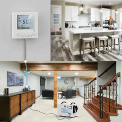 TooVem Remote Controller for Digital Humidity, Temperature, Adapt the Humidity Level, for Basement Crawl Space Dehumidifier