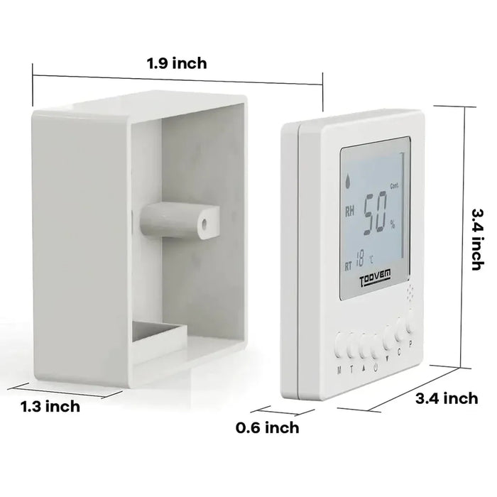 TooVem Remote Controller for Digital Humidity, Temperature, Adapt the Humidity Level, for Basement Crawl Space Dehumidifier - TooVem-Remote  Mini Split Systems Direct