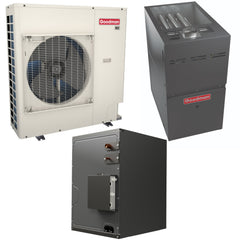 Goodman | 4 Ton | 16.5 SEER2 | R-32 | Dual Fuel System | GZV7SA4810 | CHPEA6030D3 | GMVC800805DX | Communicating | 30" Horizontal Coil | 80,000 BTU Upflow/Horizontal Two-Stage Variable-Speed ECM Low NOx Furnace
