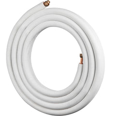 VEVOR 25 ft Mini Split Copper Line Set - Heat Pump Compatible - VEVOR-25F-LS  Mini Split Systems Direct