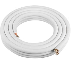 VEVOR 25 ft Mini Split Copper Line Set - Heat Pump Compatible - VEVOR-25F-LS  Mini Split Systems Direct