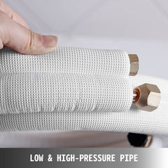 VEVOR 50 ft Mini Split Copper Line Set for AC & Heat Pumps - VEVOR-50F-LS  Mini Split Systems Direct