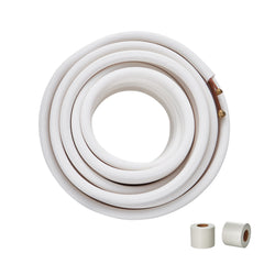 VEVOR 50FT Mini Split Line Set – Durable Copper Tubing & Insulation - JSY-SS-SKU2  Mini Split Systems Direct