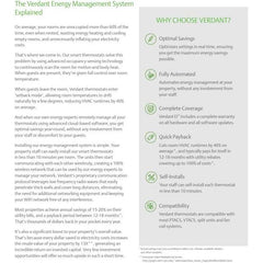 Verdant VX Wireless Energy Management Thermostat Kit with built-in Occupancy Detection - VX-TW-KT-W