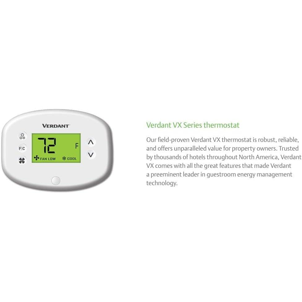 Verdant VX Wireless Energy Management Thermostat Kit with built-in Occupancy Detection - VX-TW-KT-W - VX-TW-KT-W  Mini Split Systems Direct
