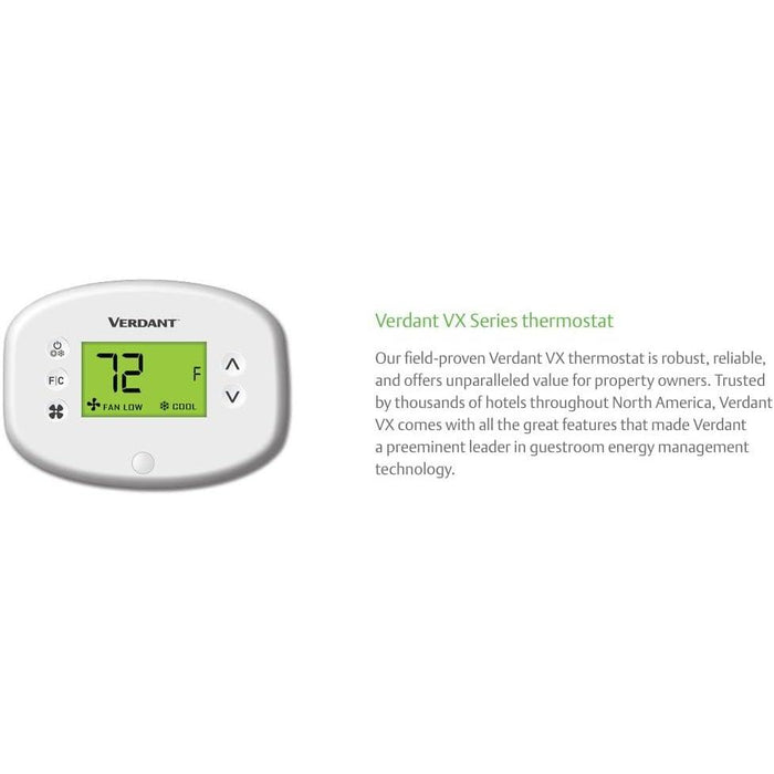 Verdant VX Wireless Energy Management Thermostat Kit with built-in Occupancy Detection - VX-TW-KT-W - VX-TW-KT-W  Mini Split Systems Direct