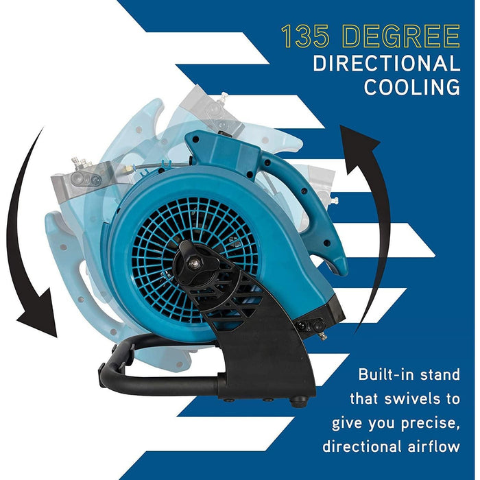 XPOWER FM-48 Portable 3 Speed Outdoor Cooling Misting Fan and High Velocity Air Circulator - FM-48  Mini Split Systems Direct