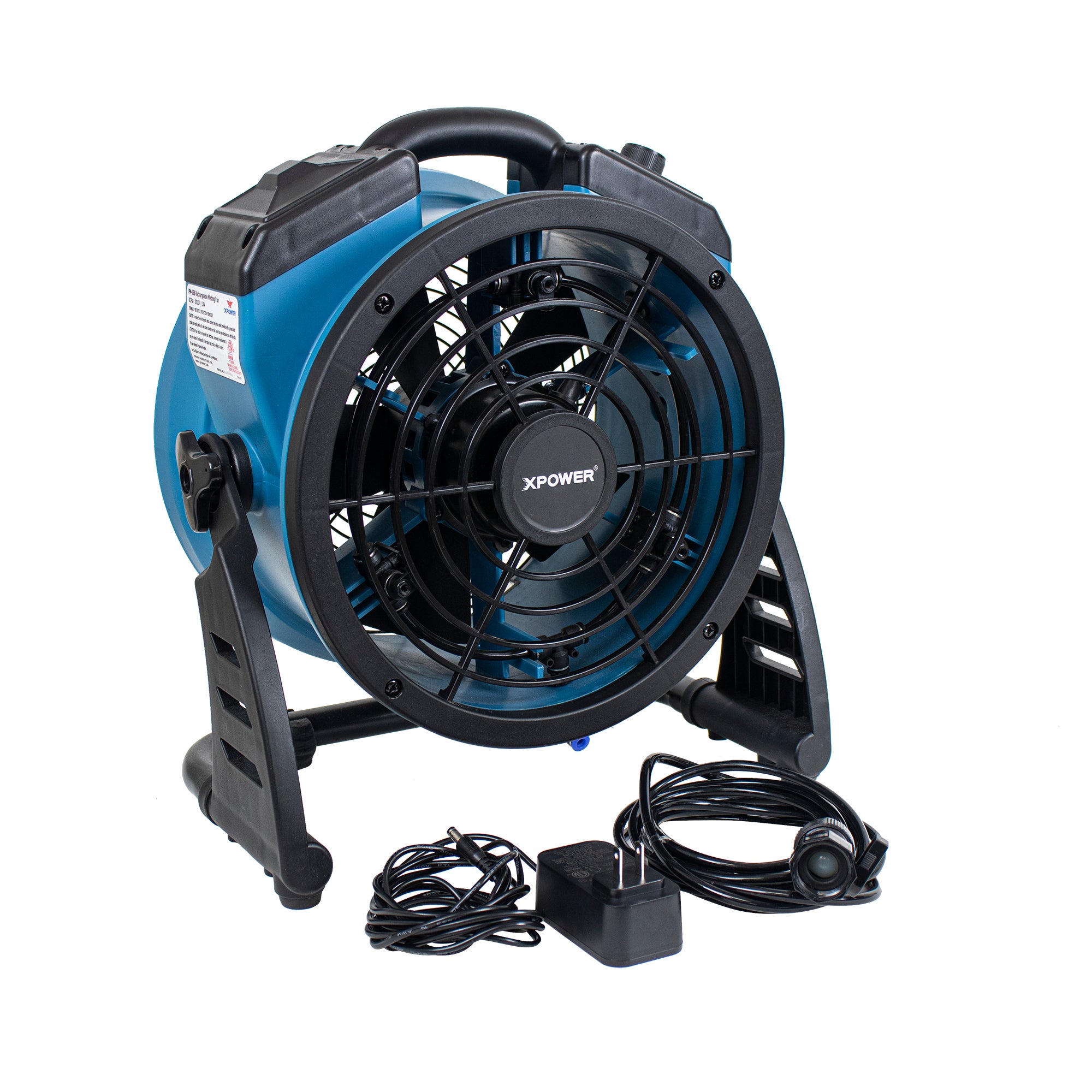 XPOWER FM-65B Multi-Purpose Battery Powered Misting Fan and Air Circulator - Thumbnail 2