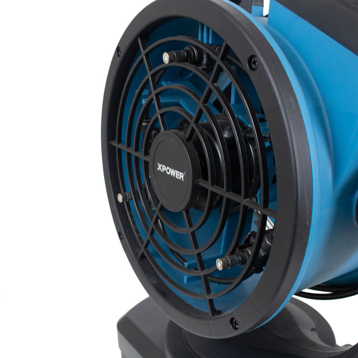 XPOWER FM-68W Multipurpose Oscillating Portable 3 Speed Outdoor Cooling Misting Fan with Built-In Water Pump and Hose - FM-68W  Mini Split Systems Direct