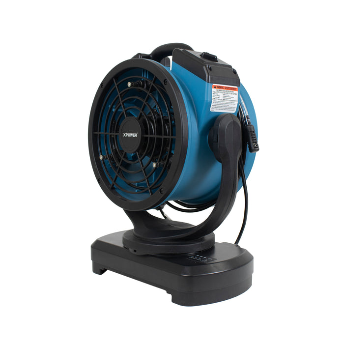 XPOWER FM-68W Multipurpose Oscillating Portable 3 Speed Outdoor Cooling Misting Fan with Built-In Water Pump and Hose - FM-68W  Mini Split Systems Direct