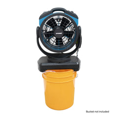 XPOWER FM-68W Multipurpose Oscillating Portable 3 Speed Outdoor Cooling Misting Fan with Built-In Water Pump and Hose - FM-68W  Mini Split Systems Direct
