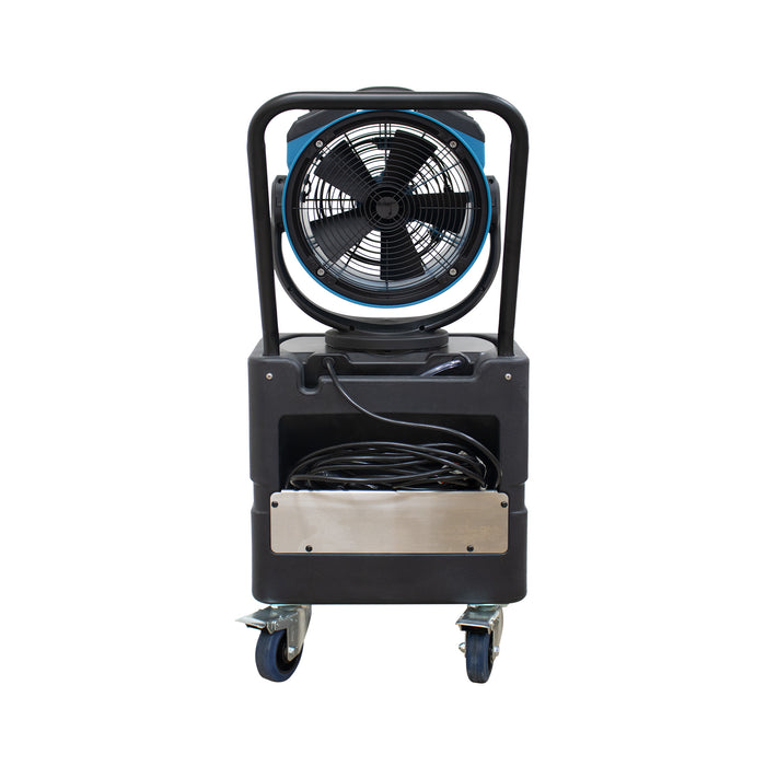 XPOWER FM-68WK Multipurpose Oscillating 3 Speed Outdoor Cooling Misting Fan with Built-In Water Pump, Hose, and WT-45 Mobile Water Reservoir Tank - FM-68WK  Mini Split Systems Direct