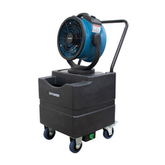 XPOWER FM-68WK Multipurpose Oscillating 3 Speed Outdoor Cooling Misting Fan with Built-In Water Pump, Hose, and WT-45 Mobile Water Reservoir Tank - FM-68WK  Mini Split Systems Direct