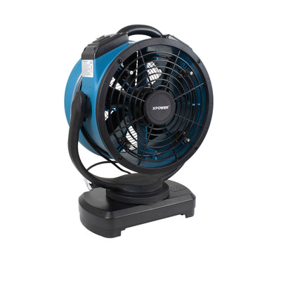 XPOWER FM-88W Multipurpose Oscillating Portable 3 Speed Outdoor Cooling Misting Fan with Built-In Water Pump and Hose - FM-88W  Mini Split Systems Direct