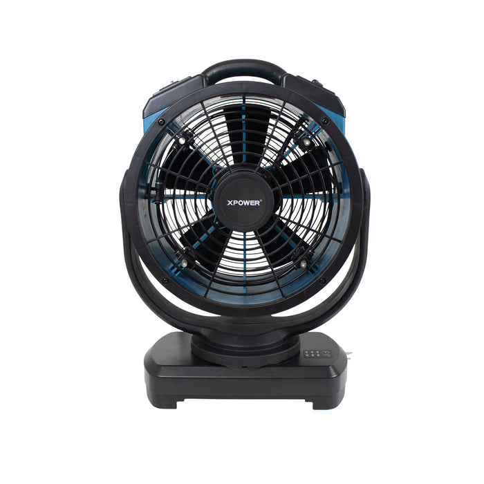 XPOWER FM-88W Multipurpose Oscillating Portable 3 Speed Outdoor Cooling Misting Fan with Built-In Water Pump and Hose - FM-88W  Mini Split Systems Direct