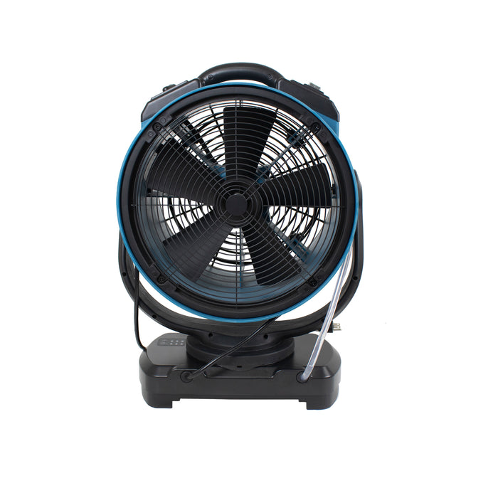 XPOWER FM-88W Multipurpose Oscillating Portable 3 Speed Outdoor Cooling Misting Fan with Built-In Water Pump and Hose - FM-88W  Mini Split Systems Direct