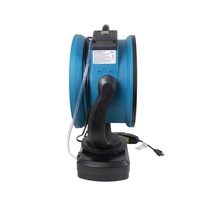 XPOWER FM-88W Multipurpose Oscillating Portable 3 Speed Outdoor Cooling Misting Fan with Built-In Water Pump and Hose - FM-88W  Mini Split Systems Direct