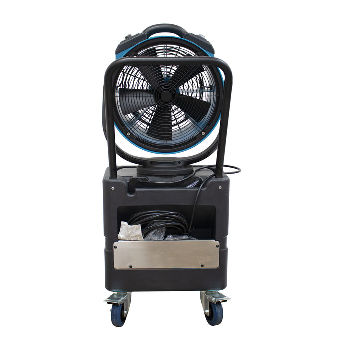 XPOWER FM-88WK Multipurpose Oscillating 3 Speed Outdoor Cooling Misting Fan with Built-In Water Pump, Hose, and WT-45 Mobile Water Reservoir Tank - FM-88WK  Mini Split Systems Direct