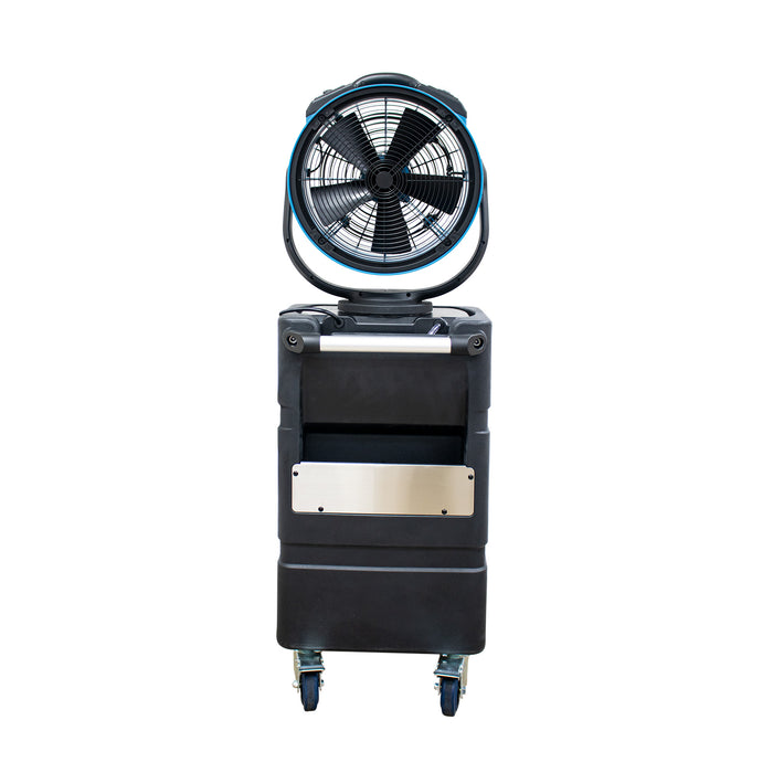XPOWER FM-88WK2 Multipurpose Oscillating 3 Speed Outdoor Cooling Misting Fan with Built-In Water Pump, Hose, and WT-90 Mobile Water Reservoir Tank - FM-88WK2  Mini Split Systems Direct