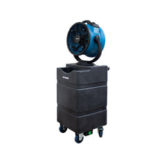 XPOWER FM-88WK2 Multipurpose Oscillating 3 Speed Outdoor Cooling Misting Fan with Built-In Water Pump, Hose, and WT-90 Mobile Water Reservoir Tank - FM-88WK2  Mini Split Systems Direct