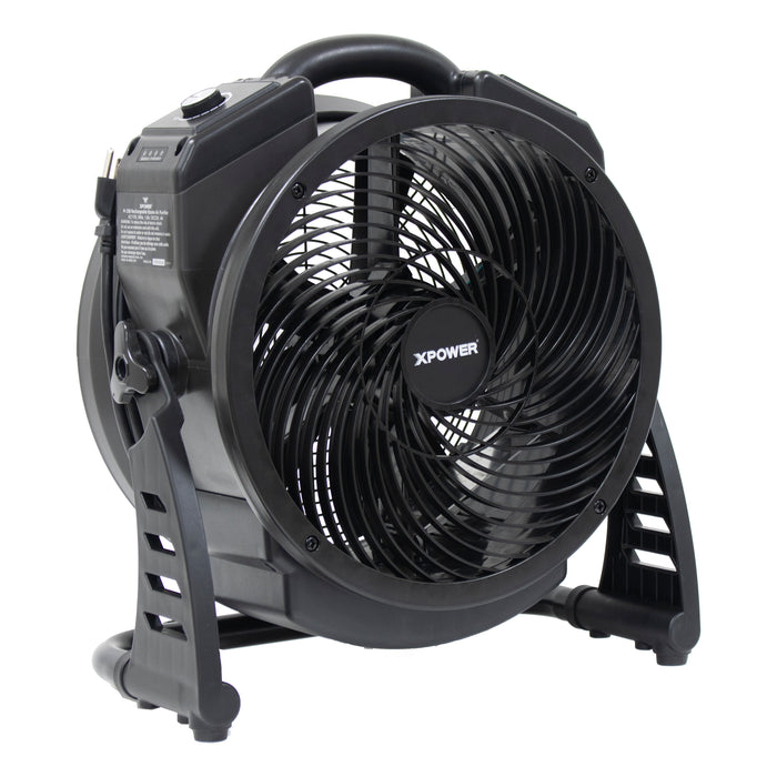 XPOWER M-25B Cordless Rechargeable Axial Air Mover with Ozone Generator - M-25B  Mini Split Systems Direct