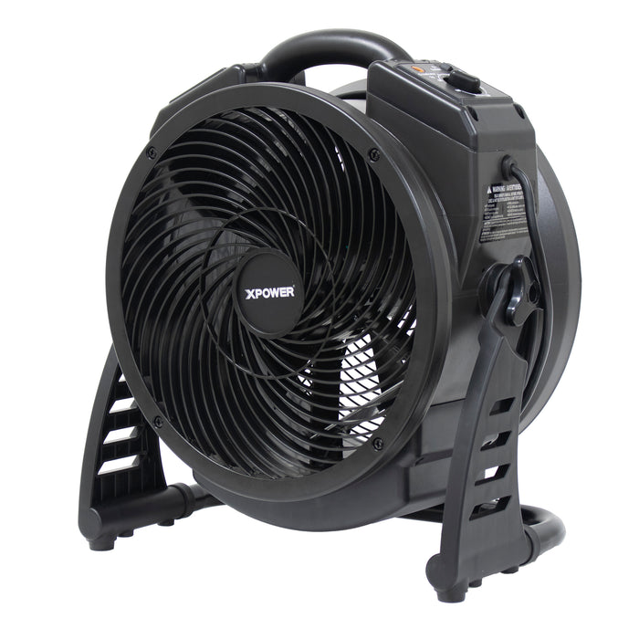 XPOWER M-25B Cordless Rechargeable Axial Air Mover with Ozone Generator - M-25B  Mini Split Systems Direct